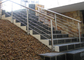 Dostosowane kolor poręcze schodów ze stali nierdzewnej dla restauracji / budynków komercyjnych dostawca
